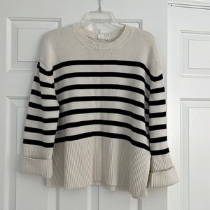 Striped Chunky Knit Sweater